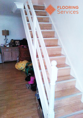 wooden staircase floor sanding london